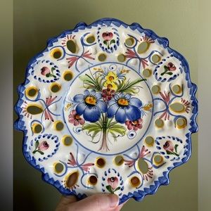 ALCOBAÇA Made in Portugal ceramic decorative plate